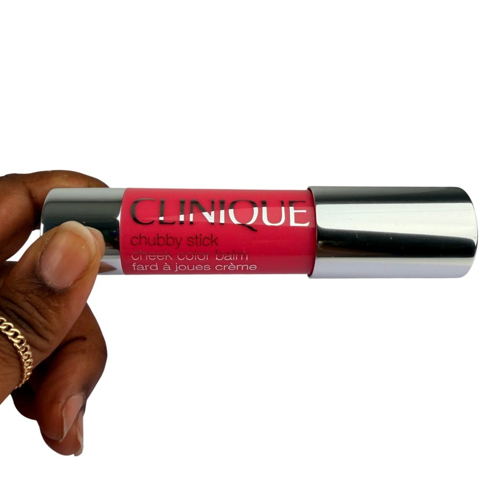 Clinique Chubby Stick Cheek Color Balm 07 Grandest Guava Cream Blush 6g 0.21oz